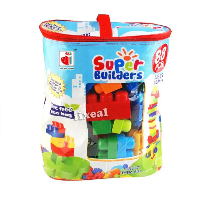 Briques grandes tailles 88 pièces pour enfants