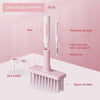 Brosse nettoyage clavier et écouteurs