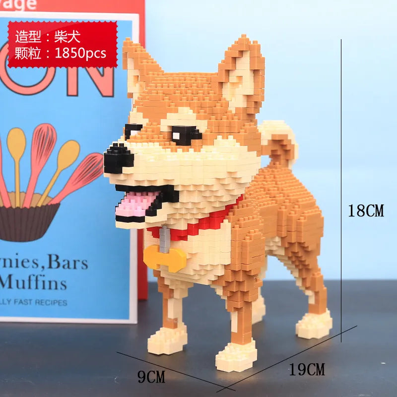 Jeu de Construction chien et chat