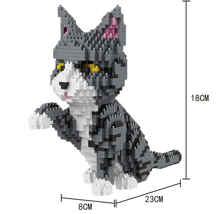 Jeu de Construction chien et chat