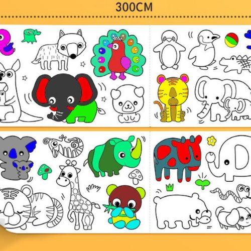 Rouleau de Papier à Colorier
