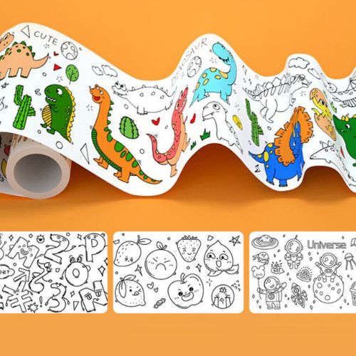 Rouleau de Papier à Colorier