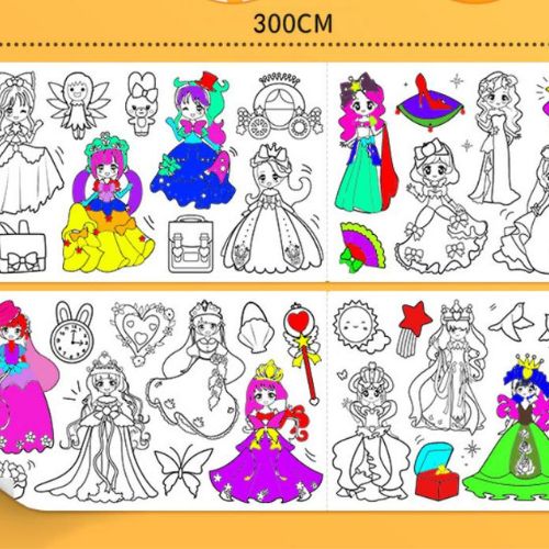 Rouleau de Papier à Colorier