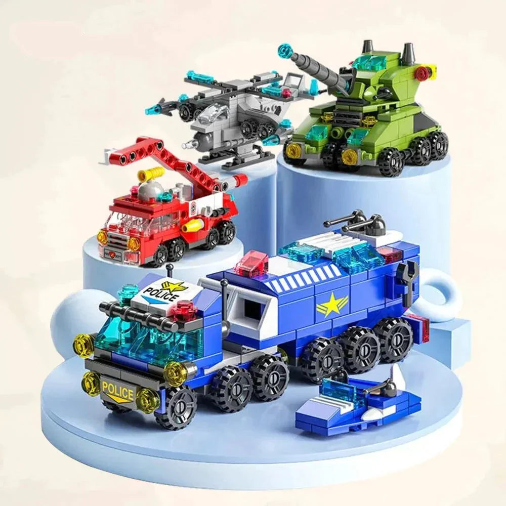 Camion de Pompier Jouet lego 6 en 1
