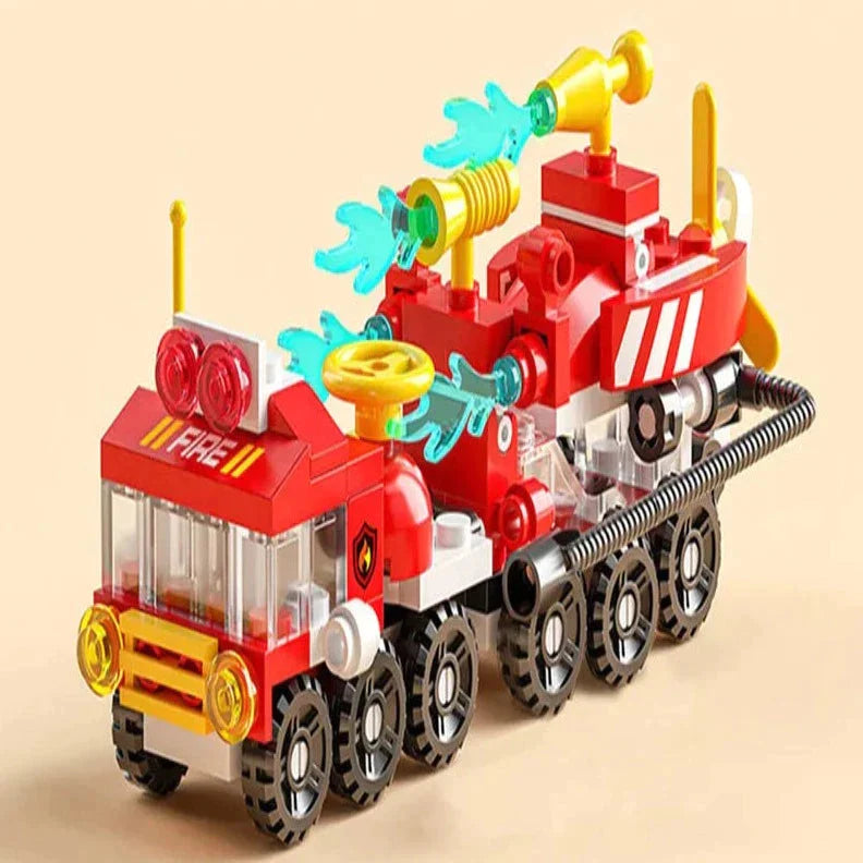 Camion de Pompier Jouet lego 6 en 1