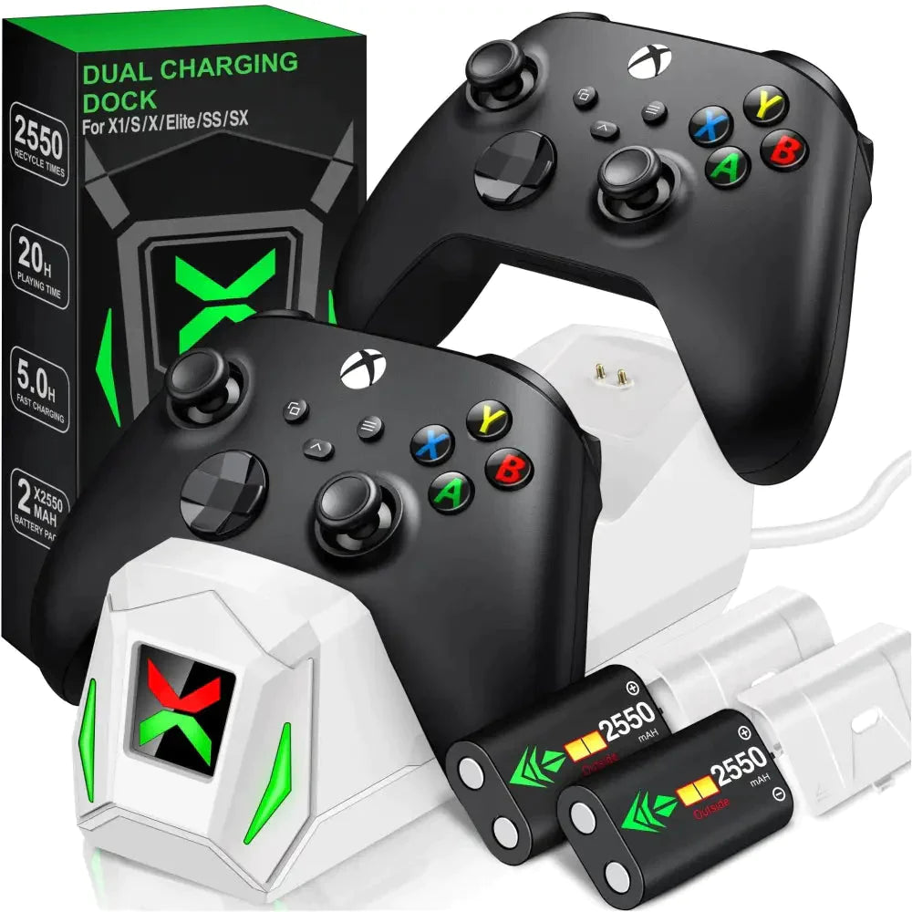 Chargeur rapide et batteries pour Xbox X/S/Elite