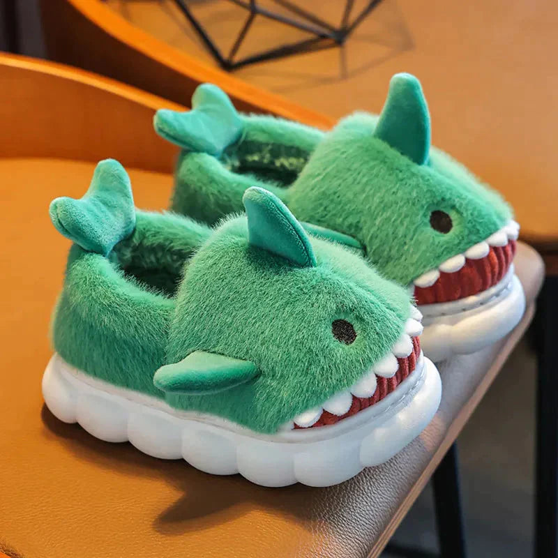 Chaussons Hiver Coton Requin