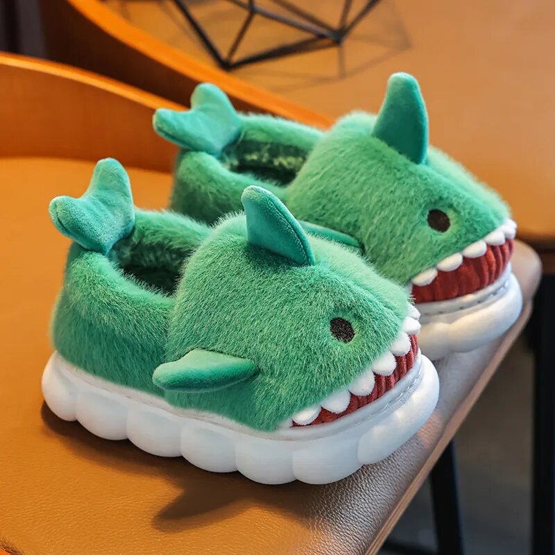 Chaussons Hiver Coton Requin