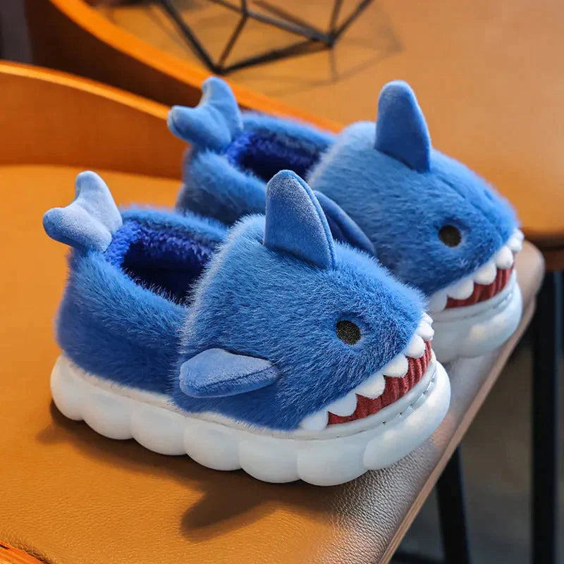 Chaussons Hiver Coton Requin