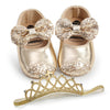 Chaussures bébé fille avec bandeau cheveux