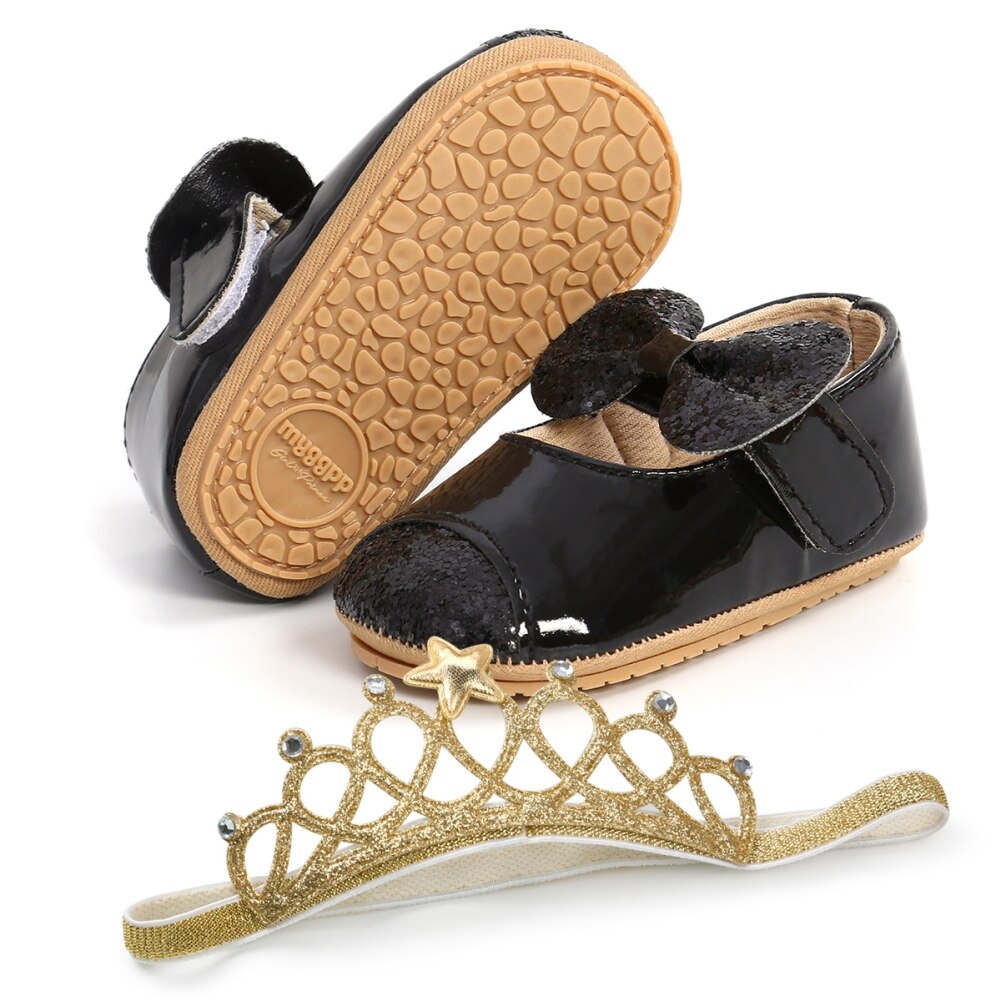Chaussures bébé fille avec bandeau cheveux