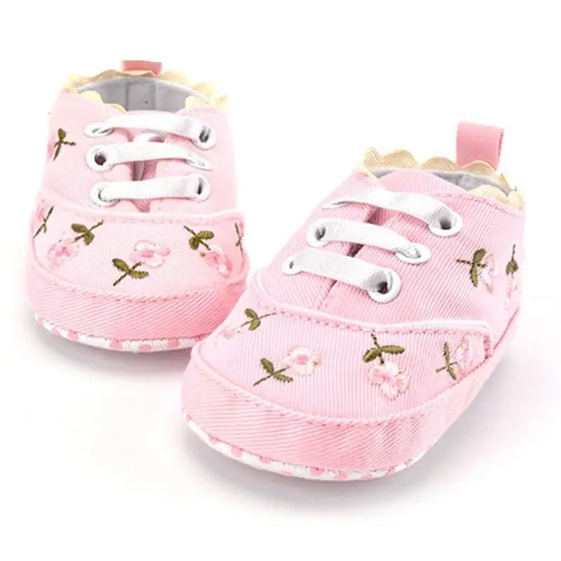 Chaussures brodée pour bébé fille