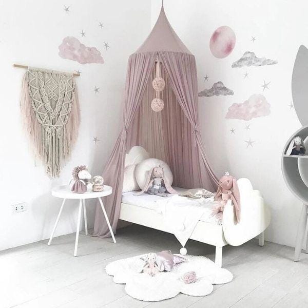 Ciel de Lit bébé<br> Rose Mountbatten