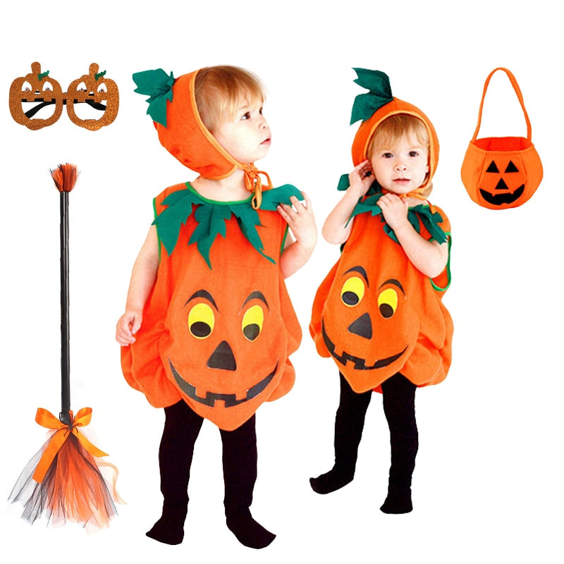 Costume Citrouille Cosplay pour Bébé
