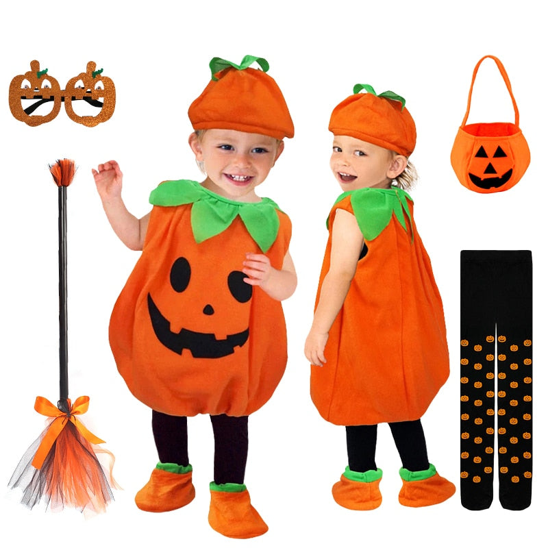 Costume Citrouille Cosplay pour Bébé