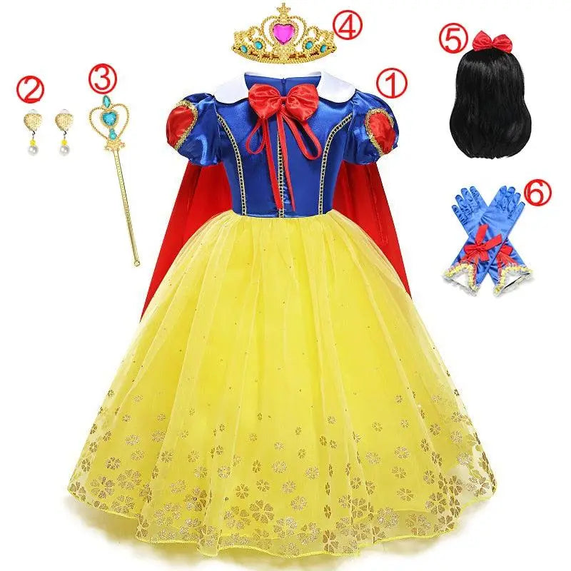 Costume de princesse Blanche-neige