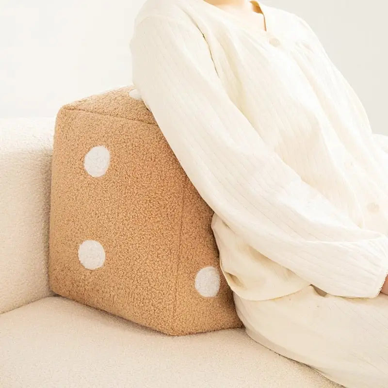 Coussin en peluche Cube de dés