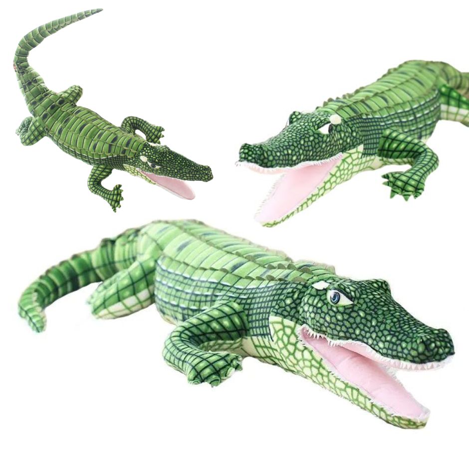 Crocodile peluche Géante Réaliste