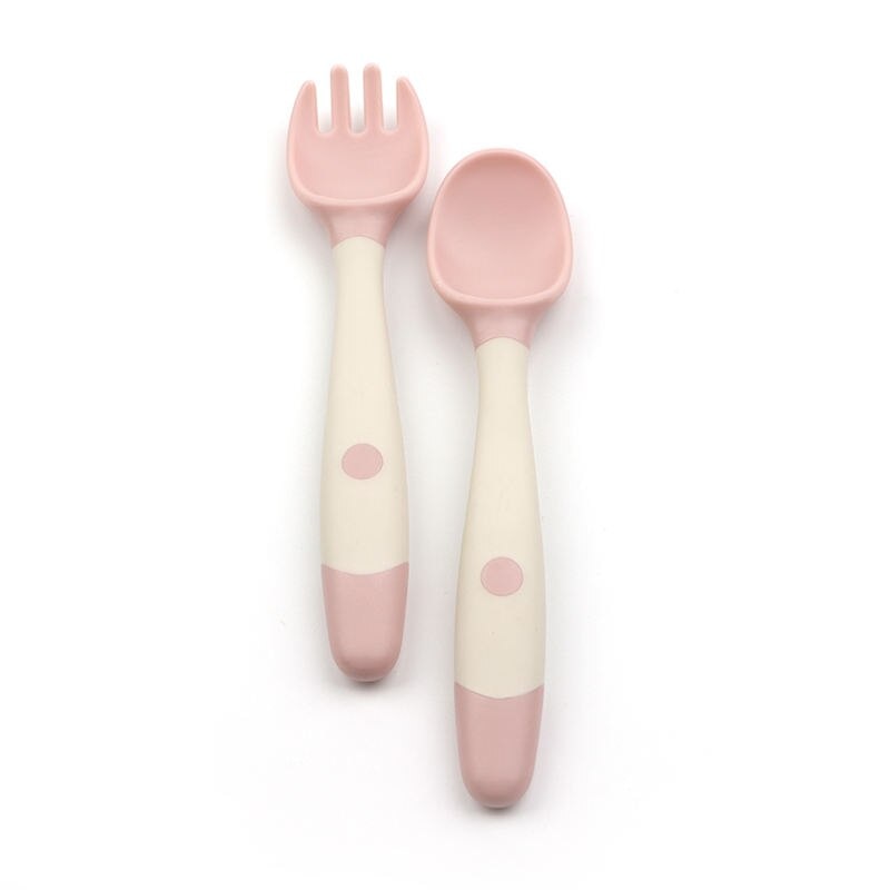 Cuillère fourchette flexibles pour bébé