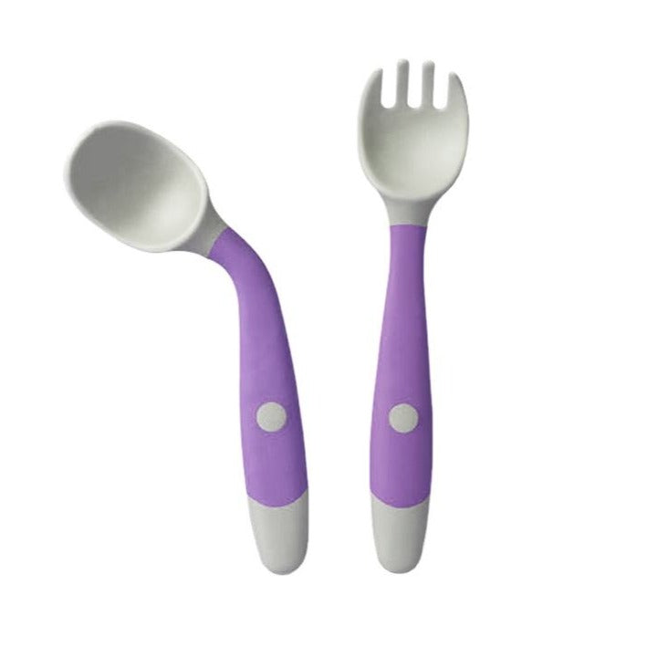 Cuillère fourchette flexibles pour bébé