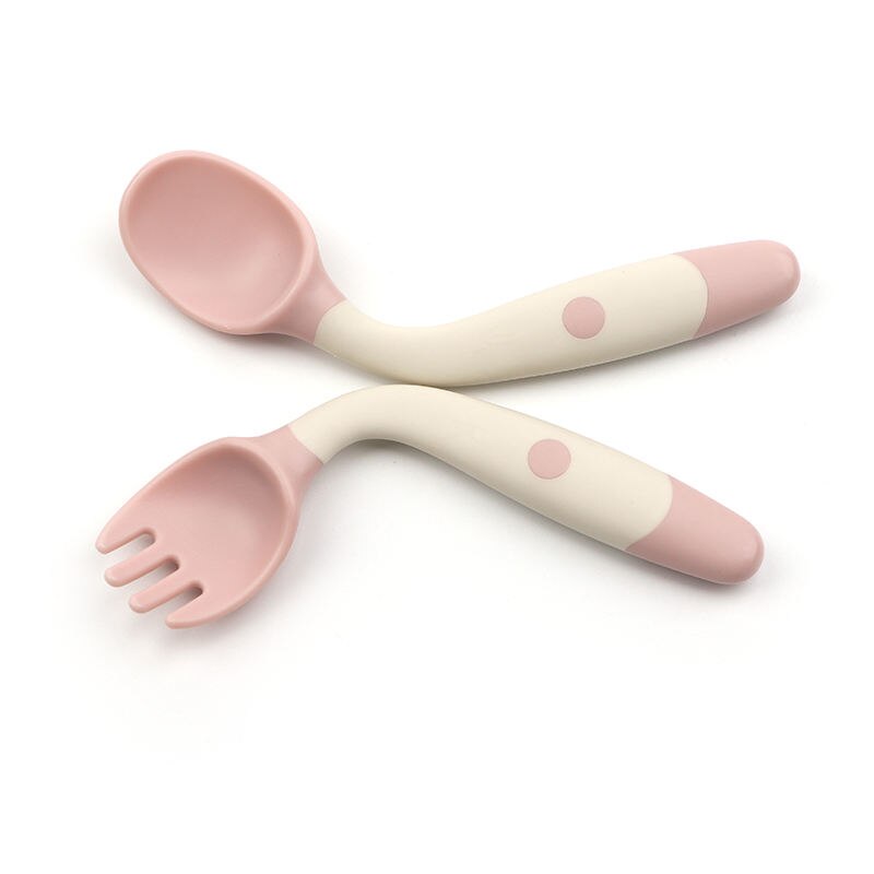 Cuillère fourchette flexibles pour bébé