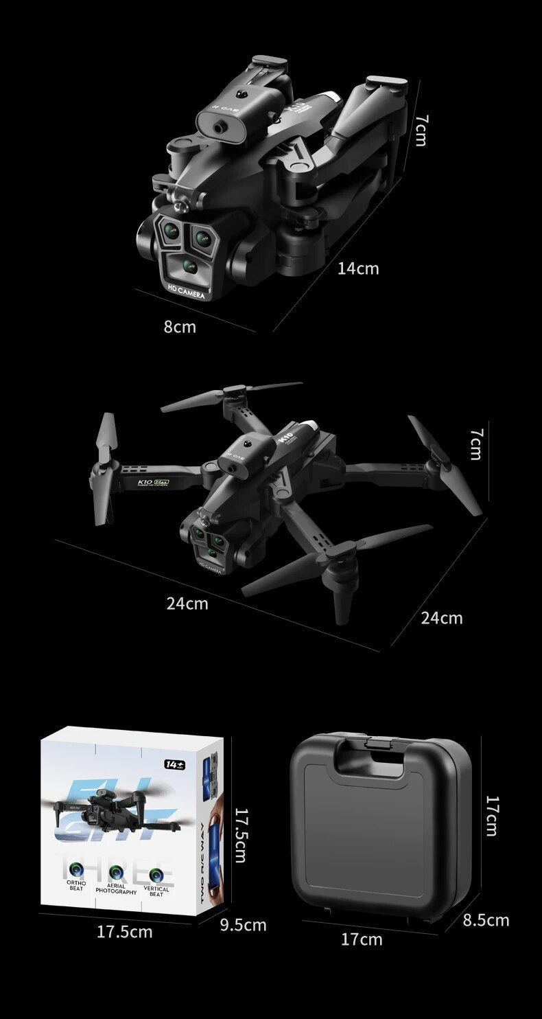 Explorez le Ciel avec le Drone K10 Max 4K et sa Caméra HD 8K