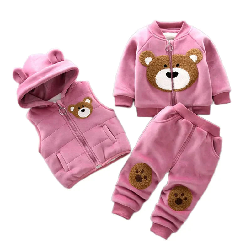 Ensemble Bebe Ourson Coton