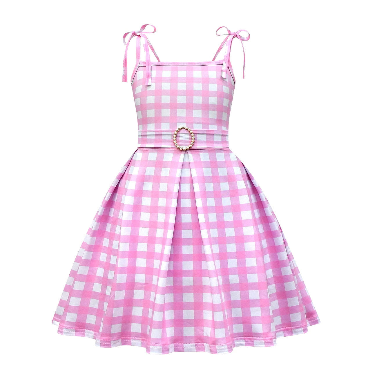 Ensemble Costume Barbie Carreaux