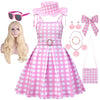 Ensemble Costume Barbie Carreaux