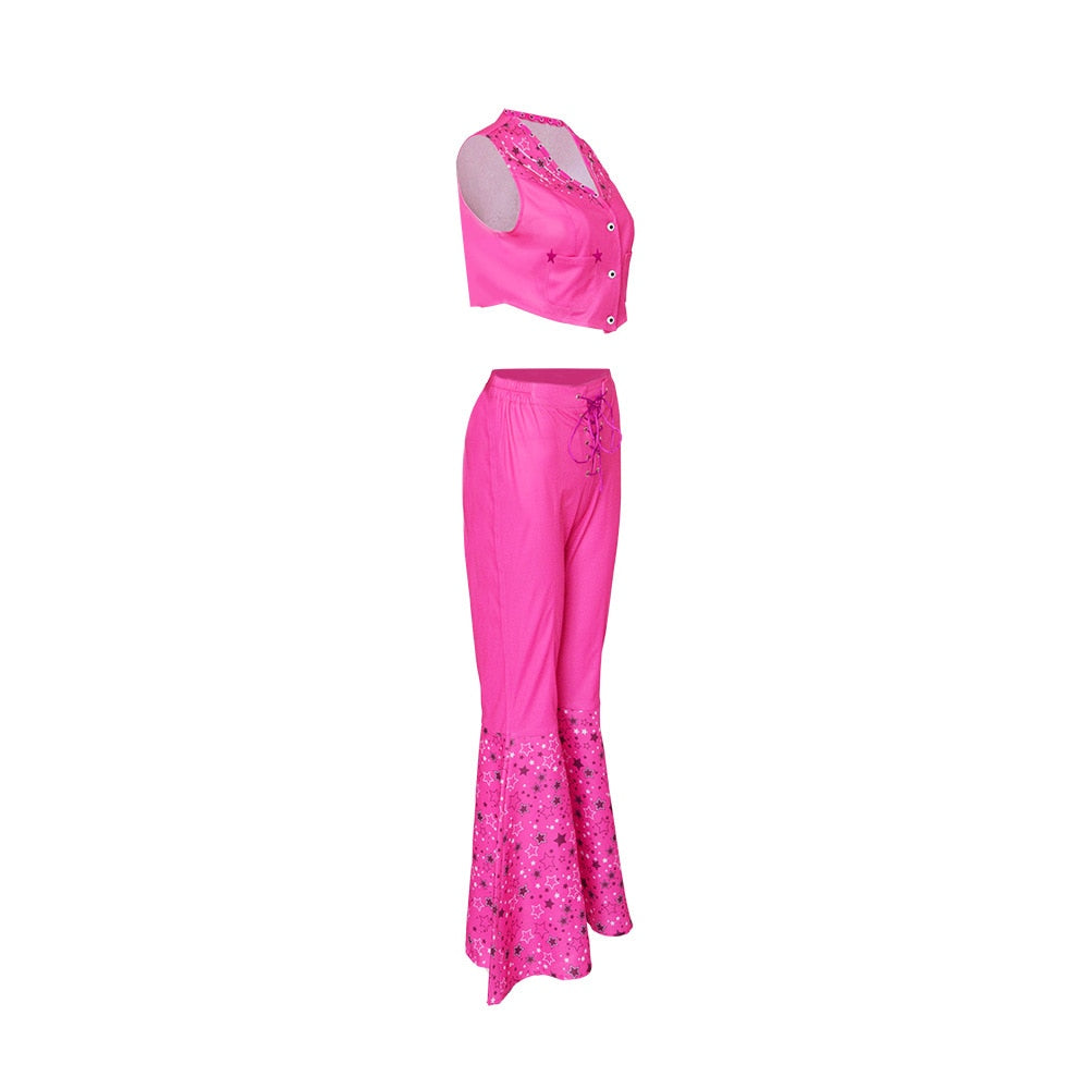 Ensemble Costume Barbie Rose