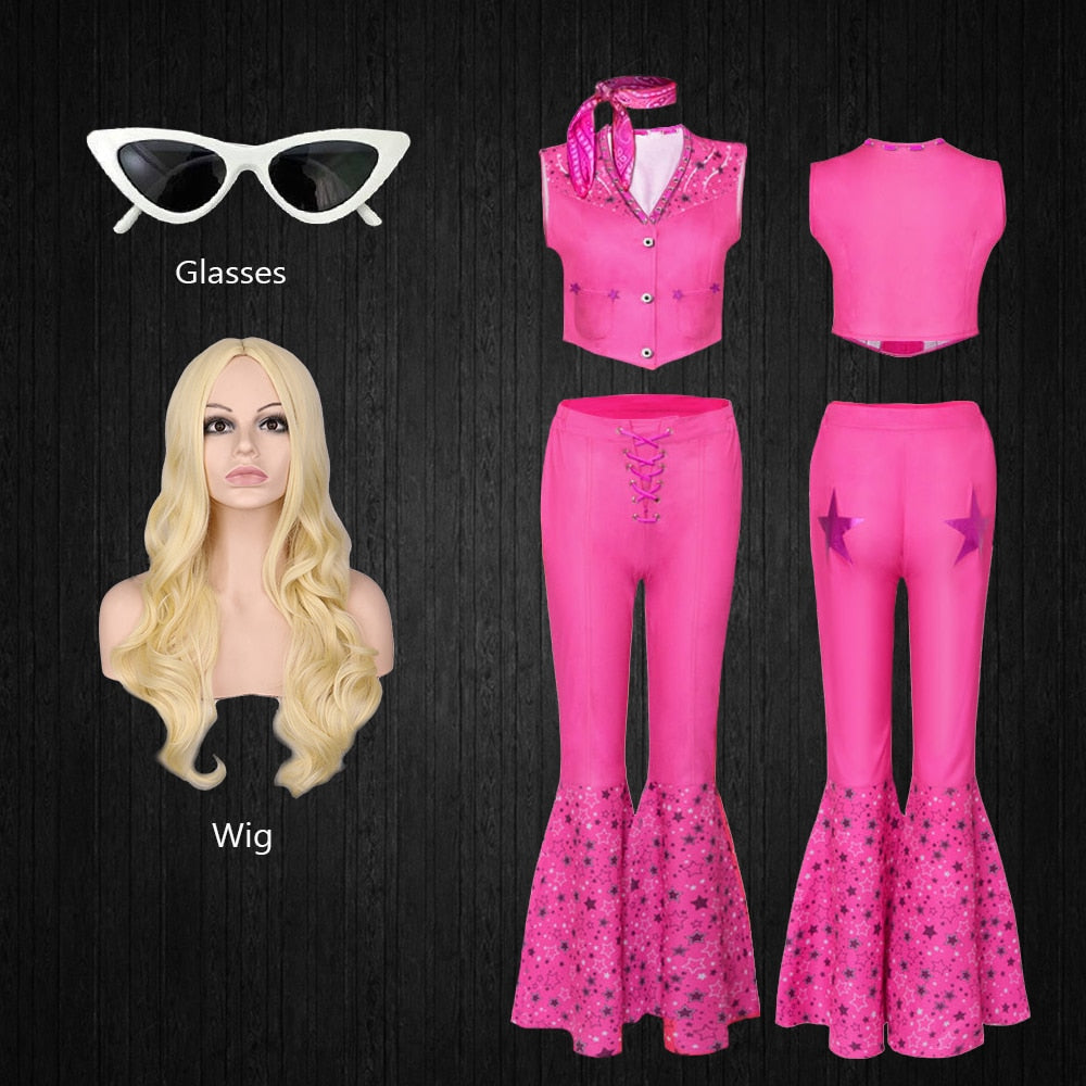 Ensemble Costume Barbie Rose
