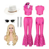 Ensemble Costume Barbie Rose