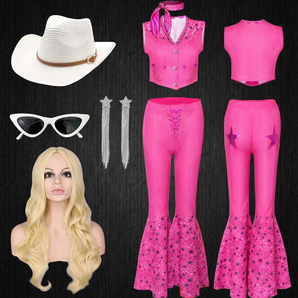 Ensemble Costume Barbie Rose
