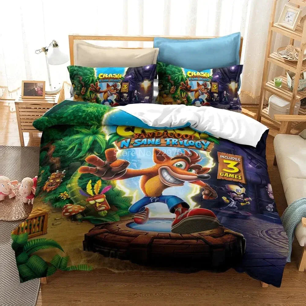 Ensemble Literie Crash Bandicoot