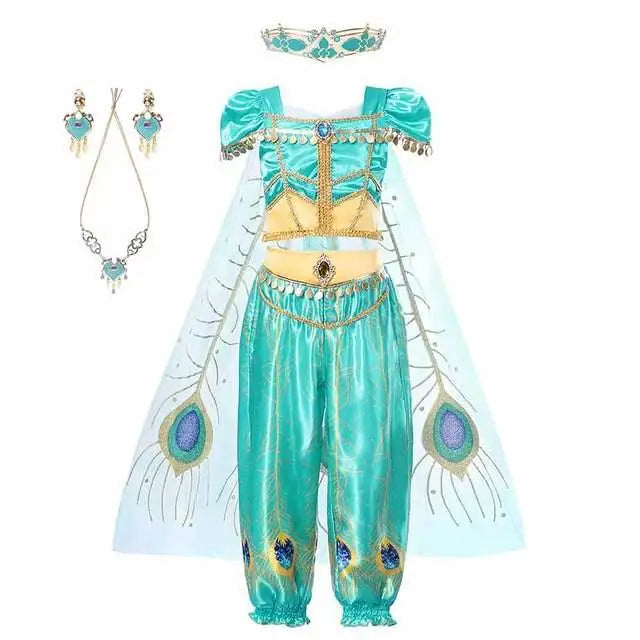 Ensemble vêtements Cosplay Jasmine Aladin Disney