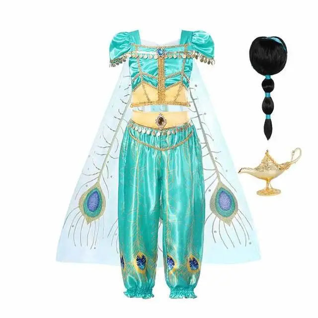 Ensemble vêtements Cosplay Jasmine Aladin Disney