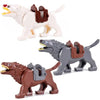 Figurine Compatible Lego Cheval de combat
