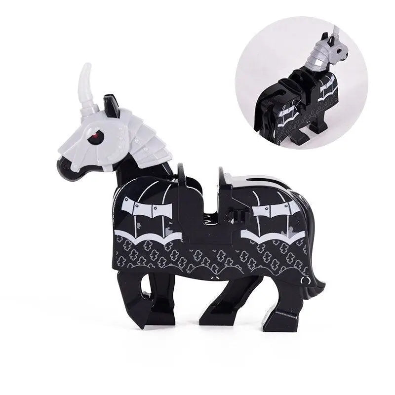 Figurine Compatible Lego Cheval de combat