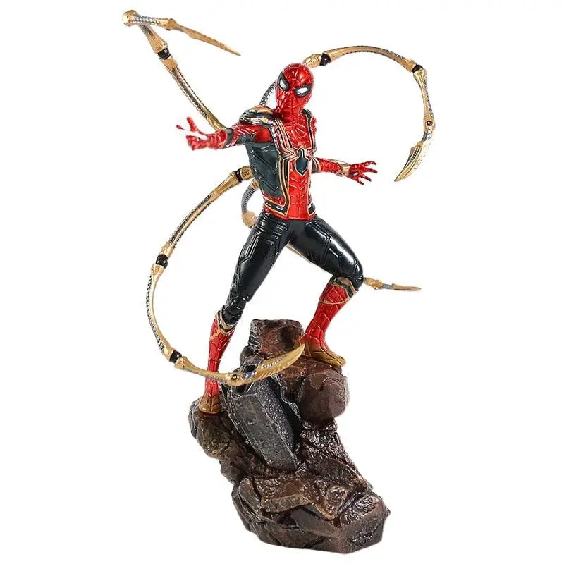 Figurine Super Héros Spiderman sur Rocher