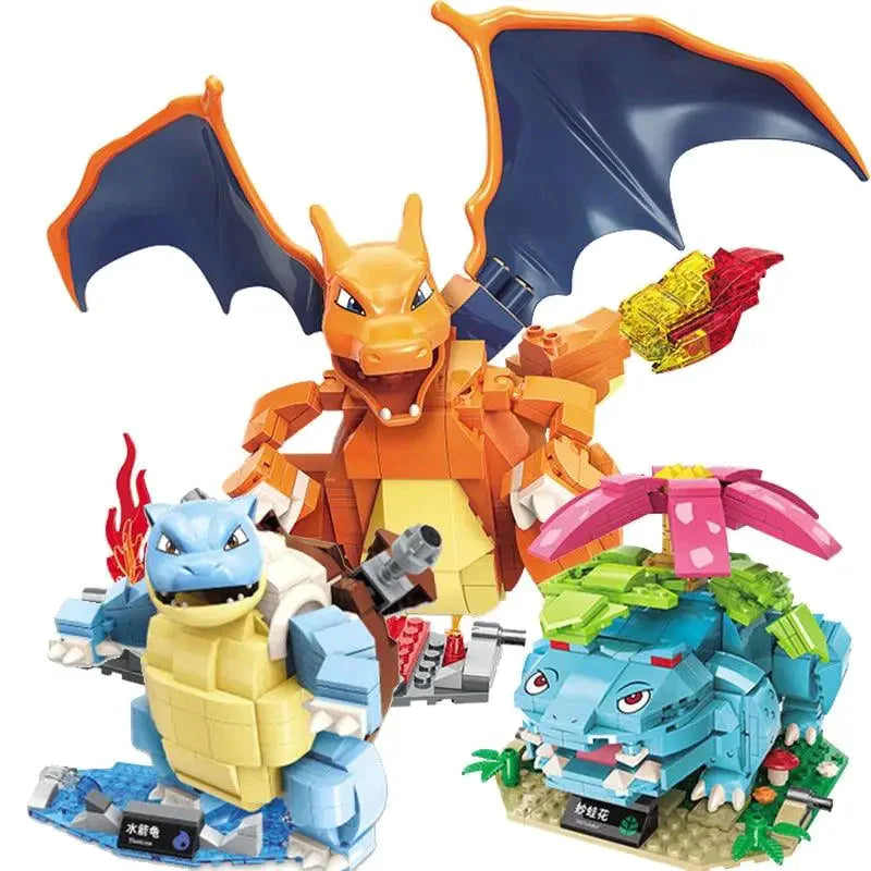 Figurines à construire Charizard Blastoise