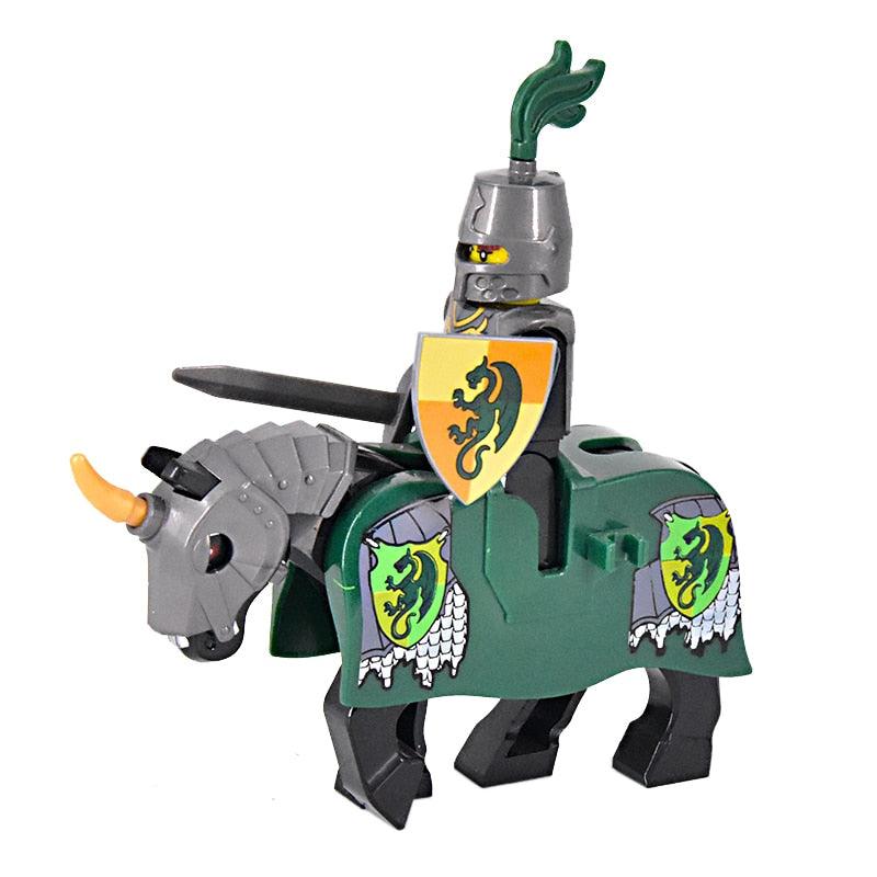 Figurines Lego médiévales Guerriers moyen-âge