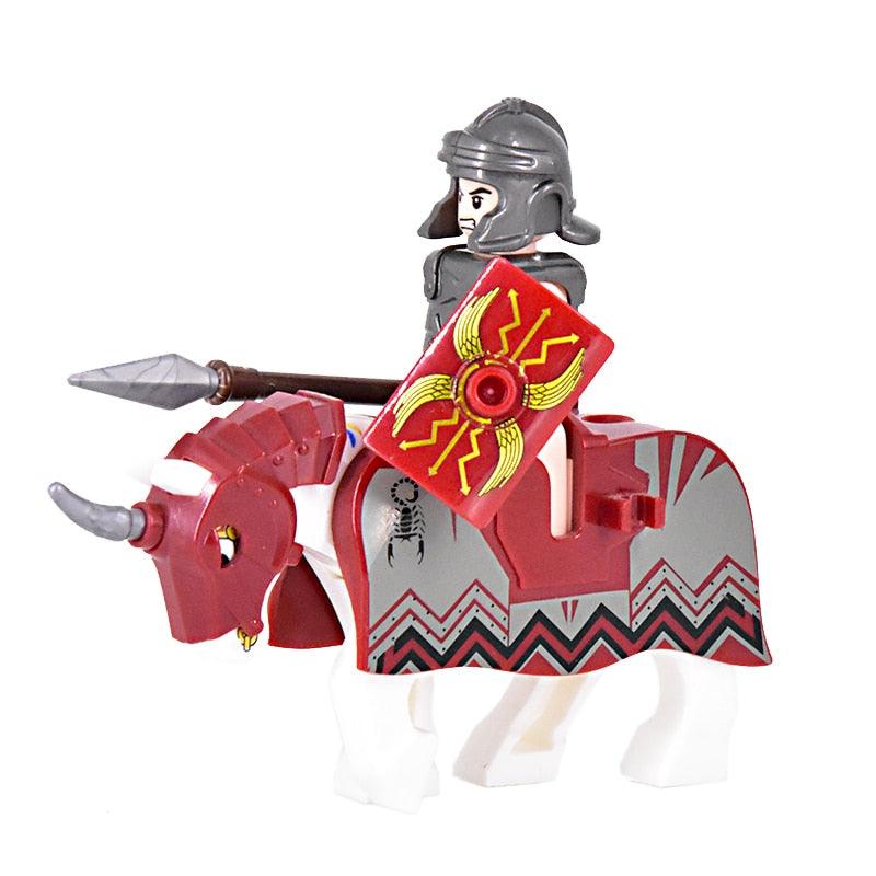 Figurines Lego médiévales Guerriers moyen-âge
