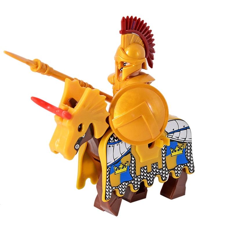 Figurines Lego médiévales Guerriers moyen-âge