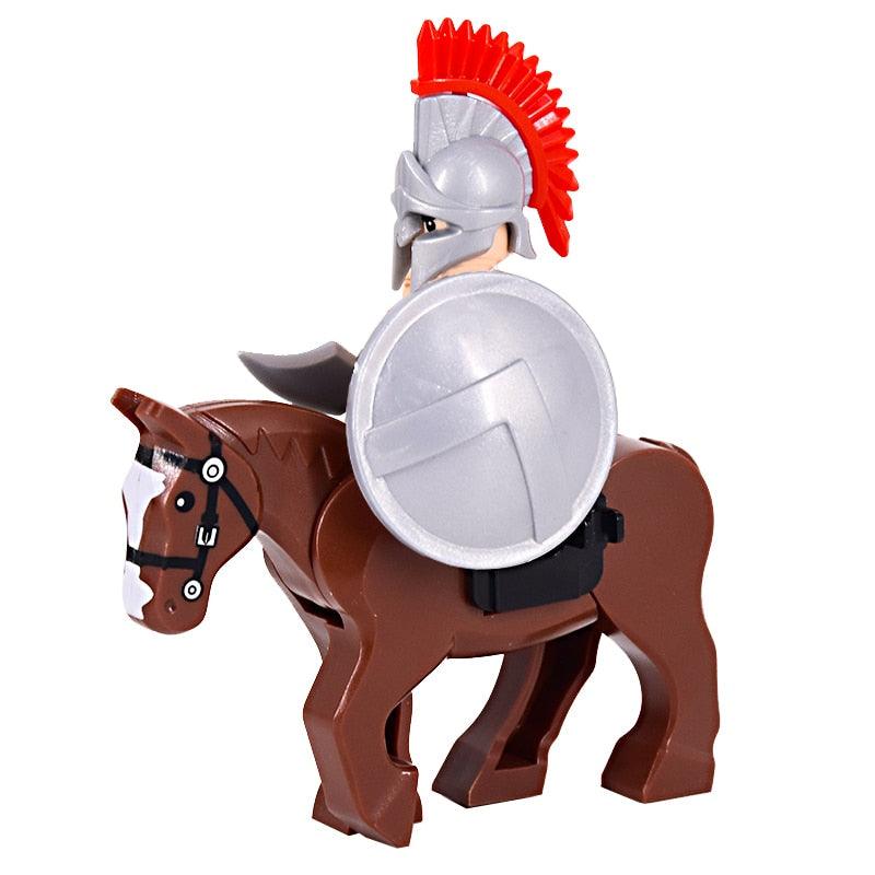 Figurines Lego médiévales Guerriers moyen-âge