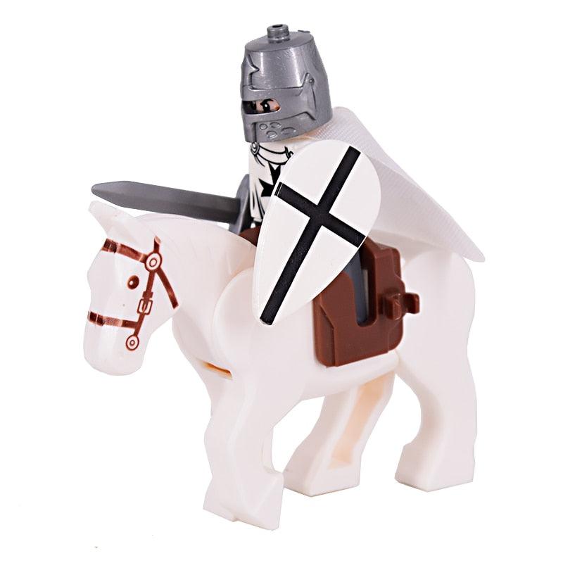 Figurines Lego médiévales Guerriers moyen-âge