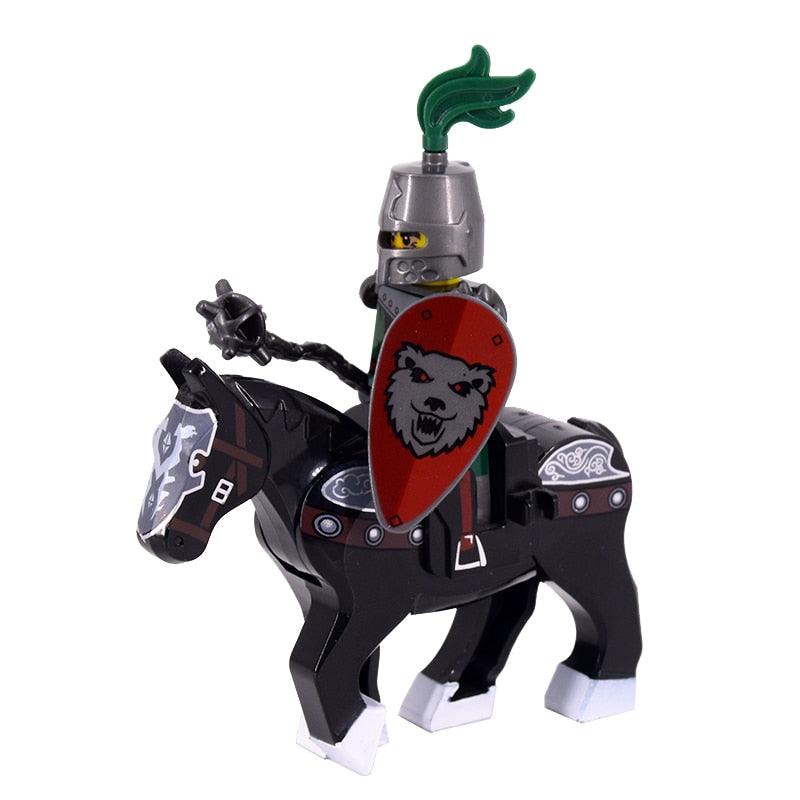 Figurines Lego médiévales Guerriers moyen-âge