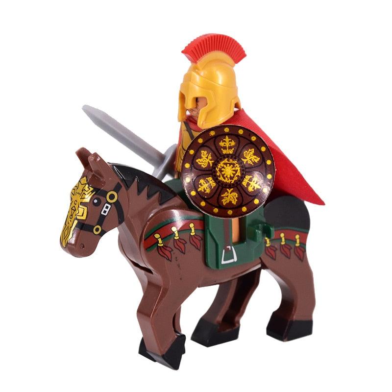 Figurines Lego médiévales Guerriers moyen-âge