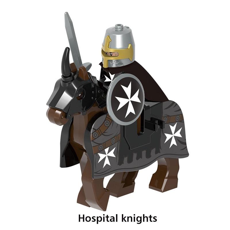Figurines Lego médiévales Guerriers moyen-âge