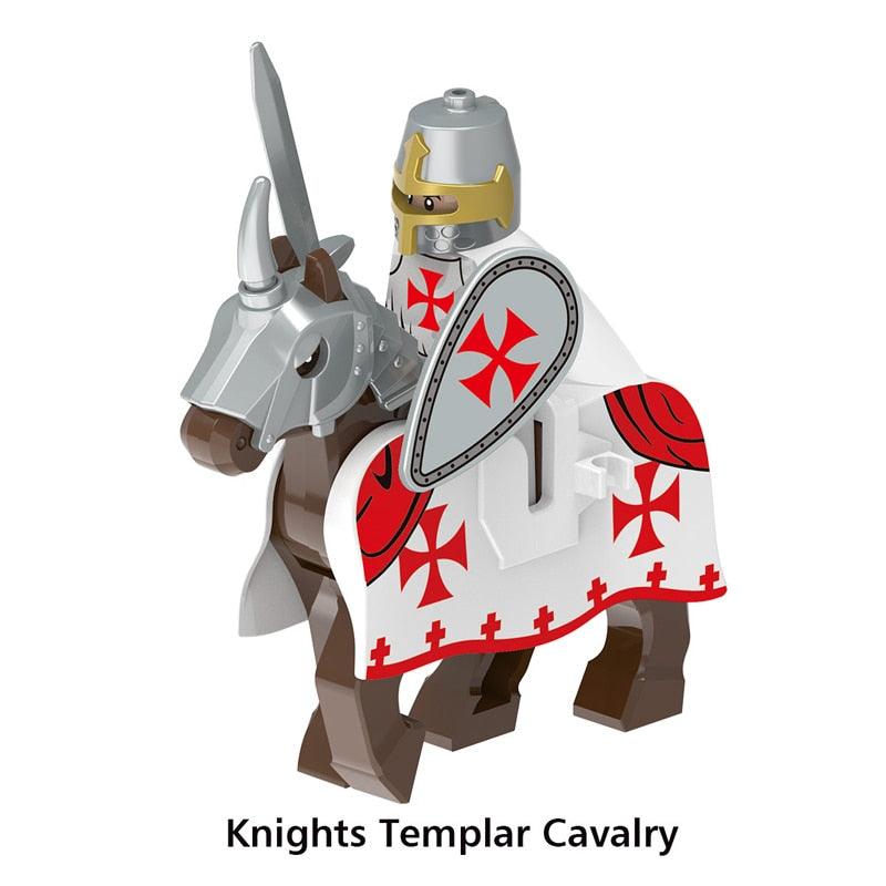 Figurines Lego médiévales Guerriers moyen-âge