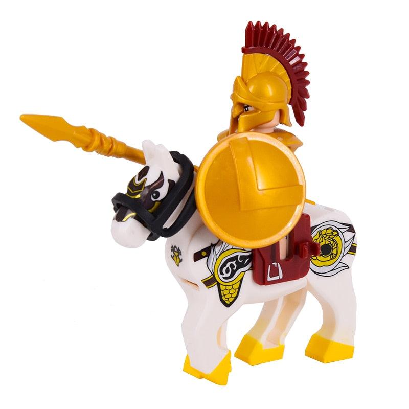 Figurines Lego médiévales Guerriers moyen-âge